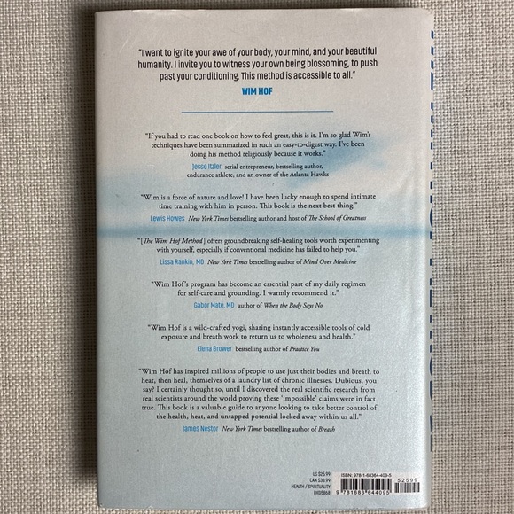 The Wim Hof Method Activate Your Human Potential Hardcover Book by Wim Hoff - Picture 2 of 9